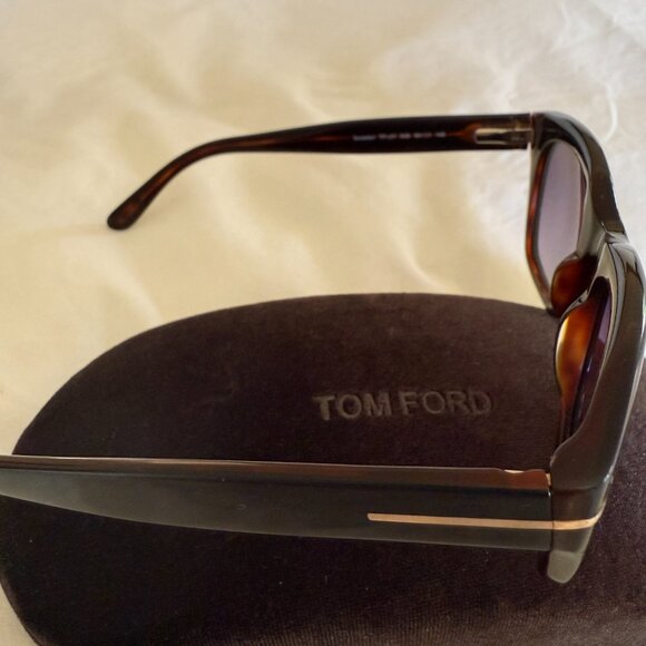 Tom Ford SNOWDON Sunglasses FT0237 05B Black - Picture 5 of 10